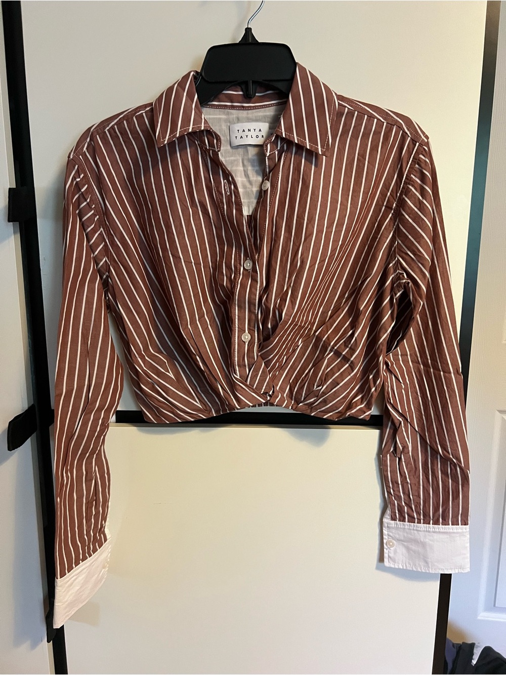 Tanya Taylor crop top button down